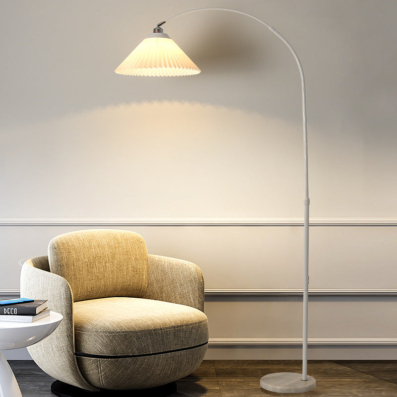 Zhongshan floor lamp ins wind living room living room fishing lamp sofa wall corner lamp study bedroom eye protection floor lamp