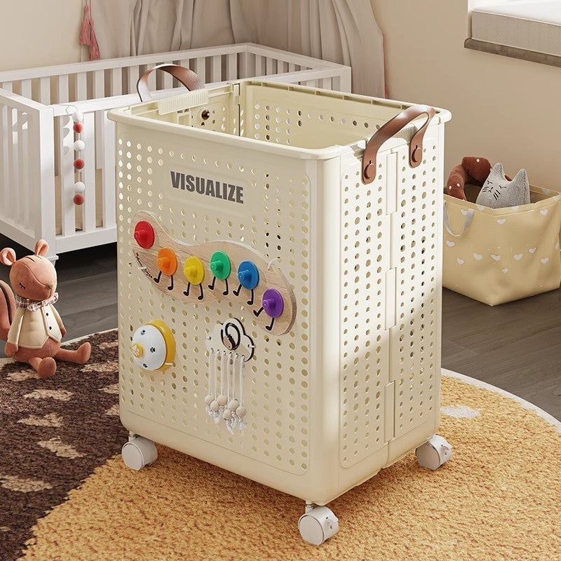 Children's toy storage basket Large capacity baby doll doll sorting box Household plush doll building block storage box