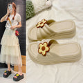 New eva platform wedge slides for women - versatile, trendy, and stylish