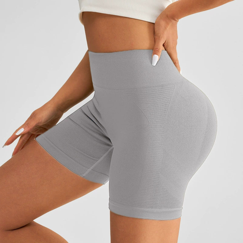 yoga wear sports three-quarter pants for women high waist belly control outwear elastic peach butt fitness yoga shorts summer