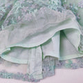 Original overstock mp spring/summer new girls' dress - baby mesh princess embroidered floral tutu dress with ditsy print