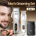 new arrival metal hairdresser sub-mother machine suit oil head engraving digital display hairdressing scissors suit electric clipper clipper