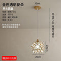 Accessible luxury restaurant chandelier three-head modern casual bar art dining table small chandelier scandinavian creative popular crystal lamp