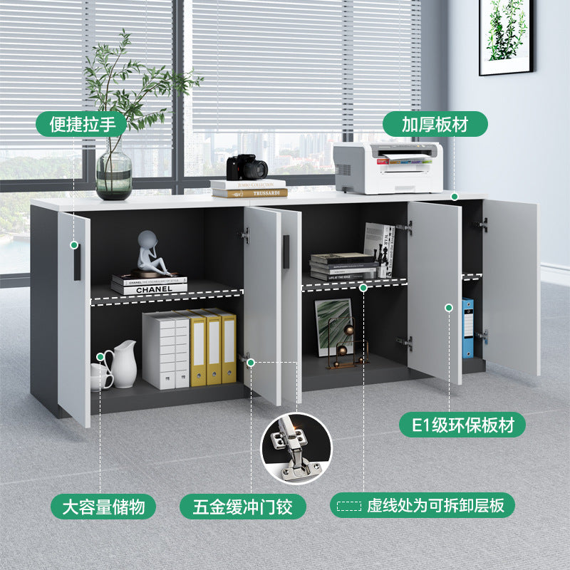 Office tea cabinet low cabinet file cabinet office partition side cabinet locker locker printer placement cabinet