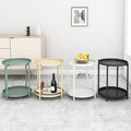 Scandinavian side table for home living room iron art coffee table bedside table tray table modern casual bedroom creative round table