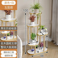 Bogu rack solid wood chinoiserie small duobao pavilion purple clay teapot tea set shelf flower pot plant rack display rack