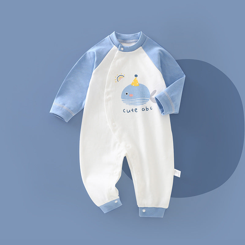 Baby rompers - spring/autumn collection - unisex long sleeve outfit - perfect for first steps & early autumn - trendy & adorable sleepwear