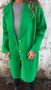 2024 new amazon women's fall/winter lapel long sleeve casual wool blend coat