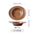 9.5inch denim bowl-brown