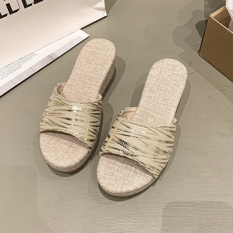plus size  summer new fish mouth platform chunky sole sandals women's waterproof wedge heel sandals