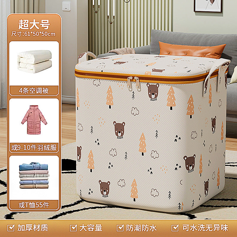 Non-woven storage bag, large quilt finishing, clothes storage bag, underwear storage bag, wardrobe, bedroom full of artifacts