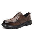 Genuine leather cowhide spring/autumn men's new arrivals: light luxury business casual formal shoes, thick-soled men's british style leather shoes
