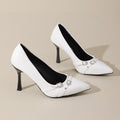 Comfortable and stable black, sophisticated and stunning high heels for women, new french-style elegant high heels for women, spring/autumn 2025 collection