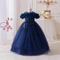 girls' spring/summer mesh dress  new foreign trade princess dress children's foreign trade dress