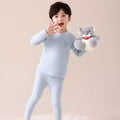 Kids silk cashmere boneless autumn clothes and long johns boys and girls home clothes baby heattechintimatessuit type a wholesale