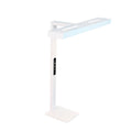 Full spectrum eye protection study desk lamp - red light, up & down illumination, clip-on/tabletop dual-use, perfect for kids' homework