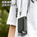 new arrival outdoor hanging waist fan portable mini small fan stepless speed portable hanging neck fan wholesale