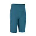 Spring/summer new arrival: seamless double-sided brushed yoga shorts - high-waisted, stretchy, outdoor sports capris for women (model: dk066)