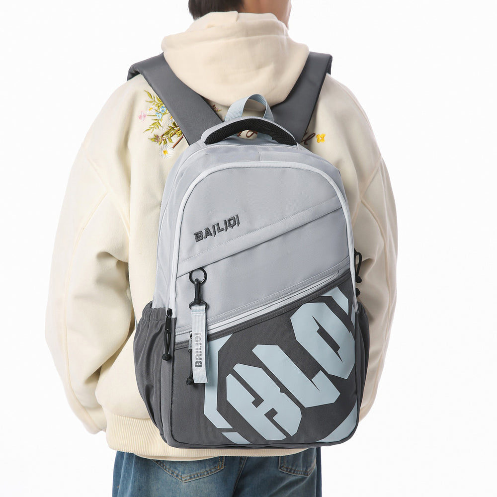 Schoolbag for junior high school students, large capacity, wear-resistant, urban casual style, large capacity, wear-resistant, business trip, backpack