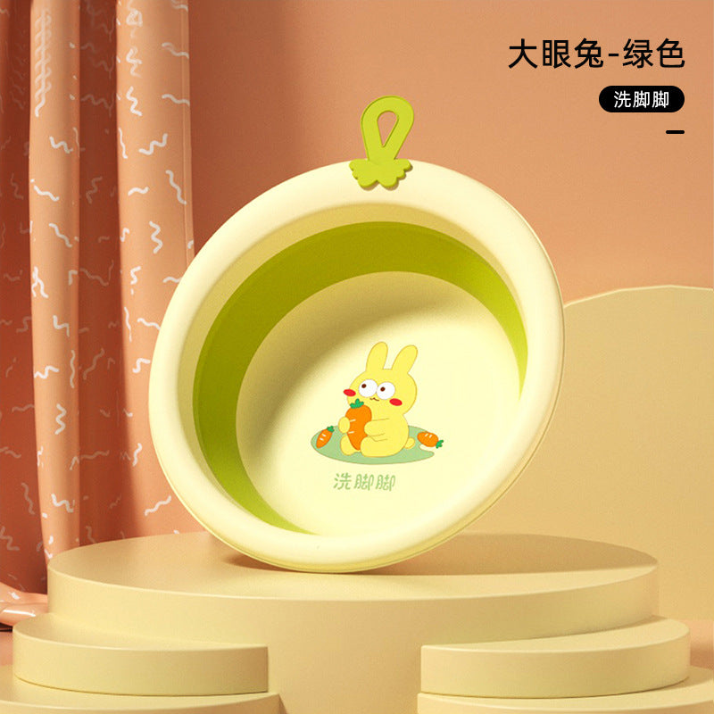Newborn foldable washbasin - hanging kids basin, collapsible baby washbasin for home use, infant plastic basin