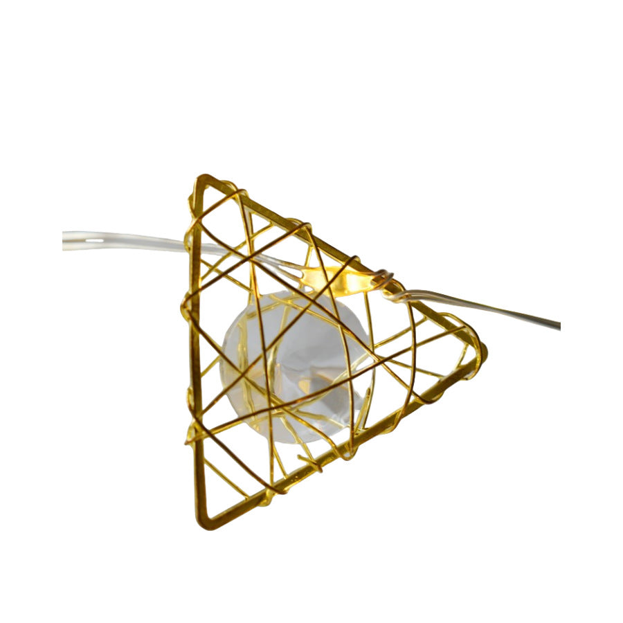 LED love copper wire string light Christmas party decoration battery box copper wire light holiday arrangement Bobo ball string light