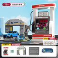 Simulated gas station + electric car wash machine (battery set) - car not included