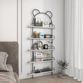 Living room bookshelf storage cabinet kids storage rack iron ultra-thin bookcase gap wall hanging for home door rear picture book shelf