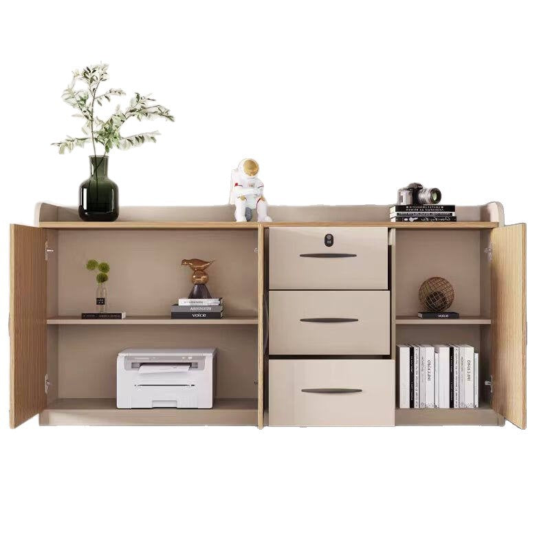 Saint li file cabinet - office-grade storage cabinet for tea and coffee, low cabinet for tools, copier, and printer placement