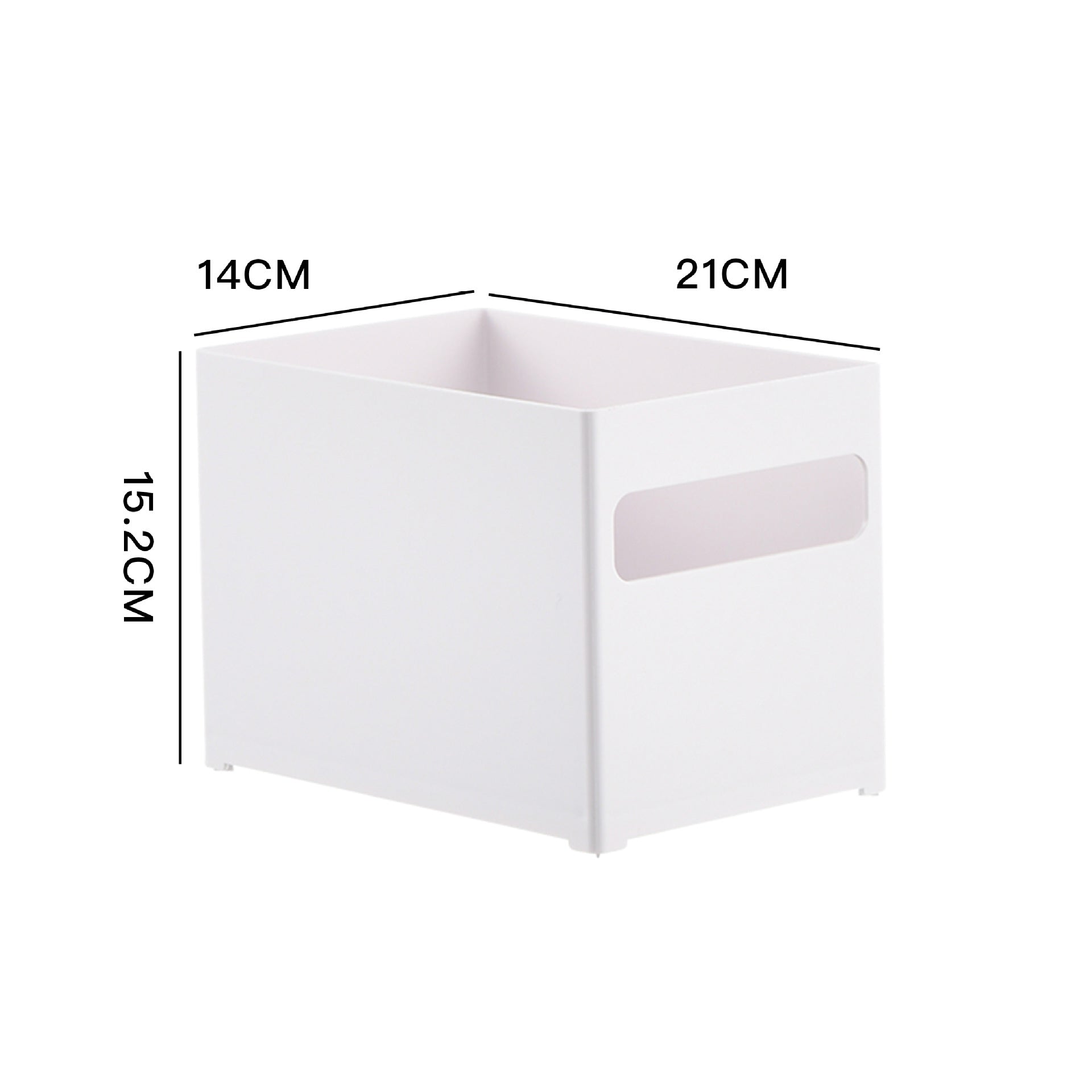 Japanese-style right-angle storage box, kitchen cabinet partition storage box, extraction desktop sundries sorting, deep cabinet storage basket