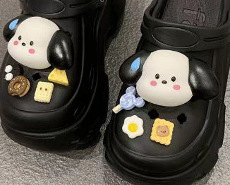 Eva ultra-light toe cap clogs girls slippers women's summer comfortable outer wear non-slip deodorizing filter baby boys shoes students