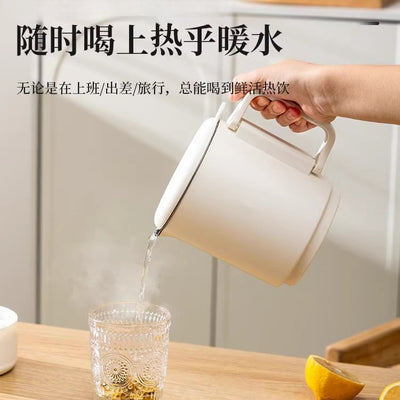 Foldable electric kettle - portable stainless steel travel kettle for outdoor use, dorms, and cross-border e-commerce. new mini size