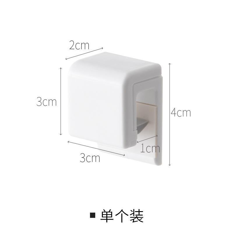 Simple toothbrush holder No punching installation Wall hanging bathroom Toothbrush storage Toothpaste facial cleanser Toothbrush hanger with cover