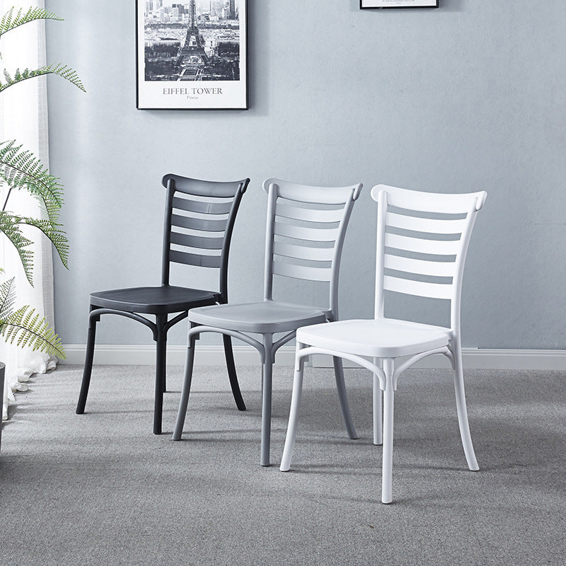 Factory direct american country style retro cafe dining chair, stackable backrest leisure chair for home use, cross-border wholesale