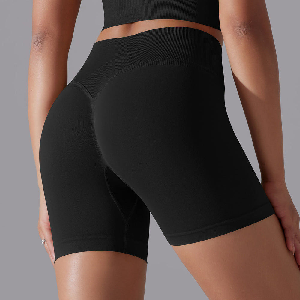 fashion seamless pure color cross back sports bra vest yoga suit running fitness three-piece set
