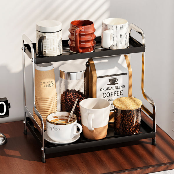 Cup storage rack Desktop water cup holder Bar coffee cup mug finishing rack Multifunctional storage rack