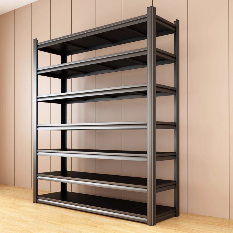 Multi-tier home storage rack, adjustable shelving unit for living room, supermarket multi-functional display shelf