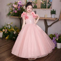 Girls' high-end formal dresses: mesh flower girl dresses, wedding dresses, hostess dresses, children's day performance costumes, birthday princess dresses - in stock & wholesale