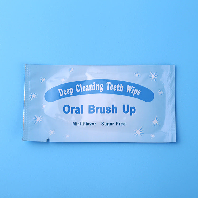 [Processing Customization] Mint Flavor, Oral Care Toothbrush/Tooth/Braces Cleaning Tablets, Disposable Finger Cover