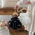 Princess dress mesh bodysuit baby summer romper lightweight baby suspender one-piece first birthday outfit tulle skirt girl trendy