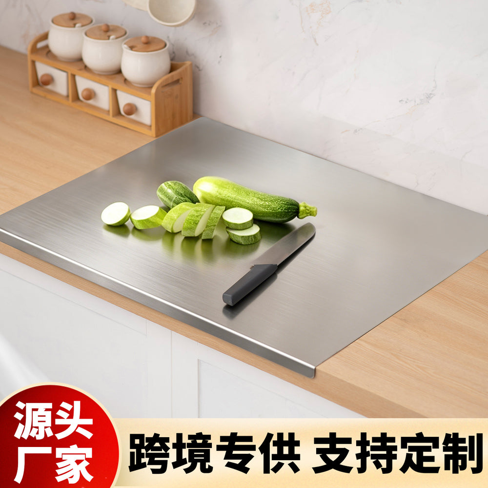 Stainless steel folding chopping board panel kitchen for home rolling panel and panel kneading panel thickened cutting board antibacterial moisture-proof