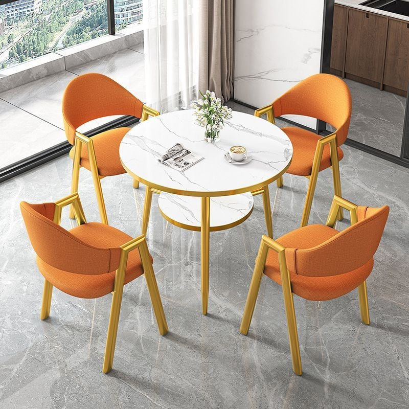 Scandinaviancasualcasual reception negotiation table and chair combination milk tea coffee shop apartment b&b dining table balcony small round table