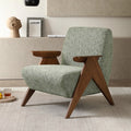 Richard chair - single seater sofa chair, french retro style, solid wood, small apartment living room, designer leisure chair