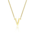 European and american cross-border fashion titanium steel 26 letter necklace, elegant 18k gold stainless steel minimalist versatile choker
