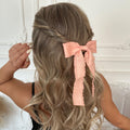 Wholesale large bow ribbon hair clips - european & american cross-border jewelry - women's exaggerated fashionable elegant lace ruffle hair accessories