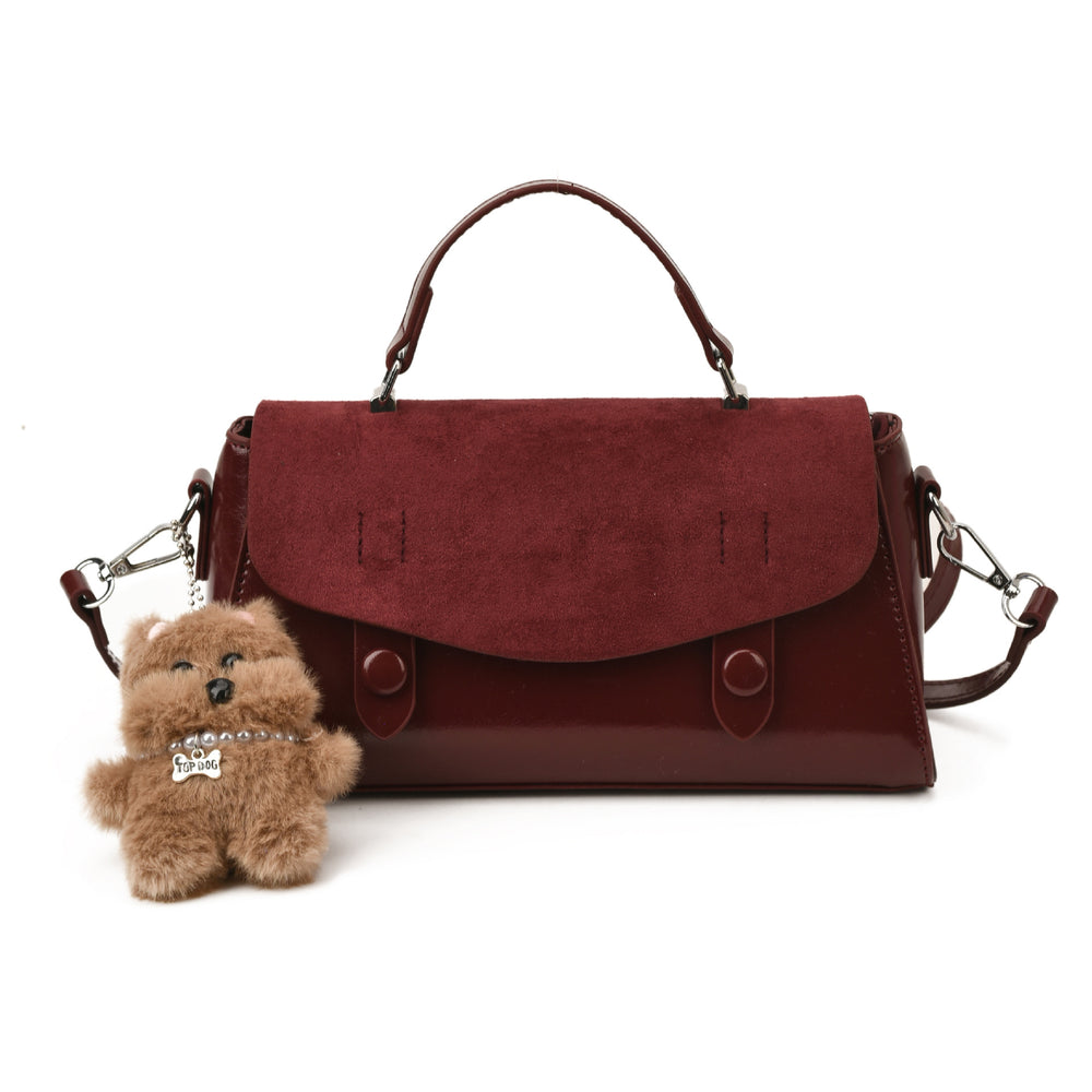 2025 fall/winter new collection: women's solid color minimalist matte shoulder bag - commute-ready, lightweight luxury crossbody tote