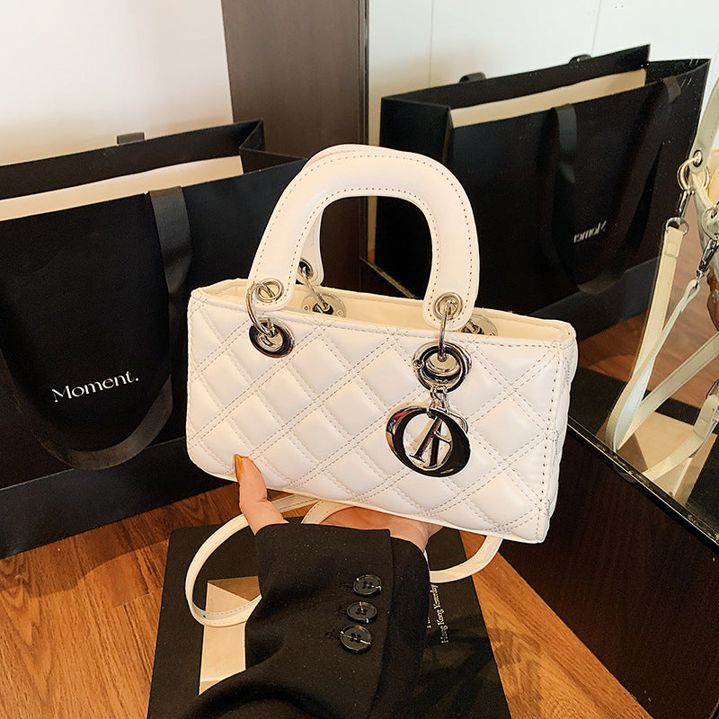 Cross-border high-end diamond Princess Diana bag women's 2025 summer new temperament simple shoulder bag trendy versatile women's bag