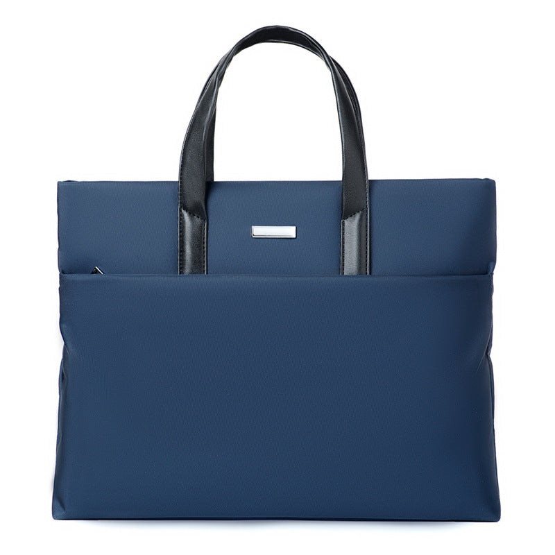 Factory Goods Pass Business Shoulder Bag 14-inch 15.6-inch Laptop Bag Men's Handbag Briefcase Wholesale