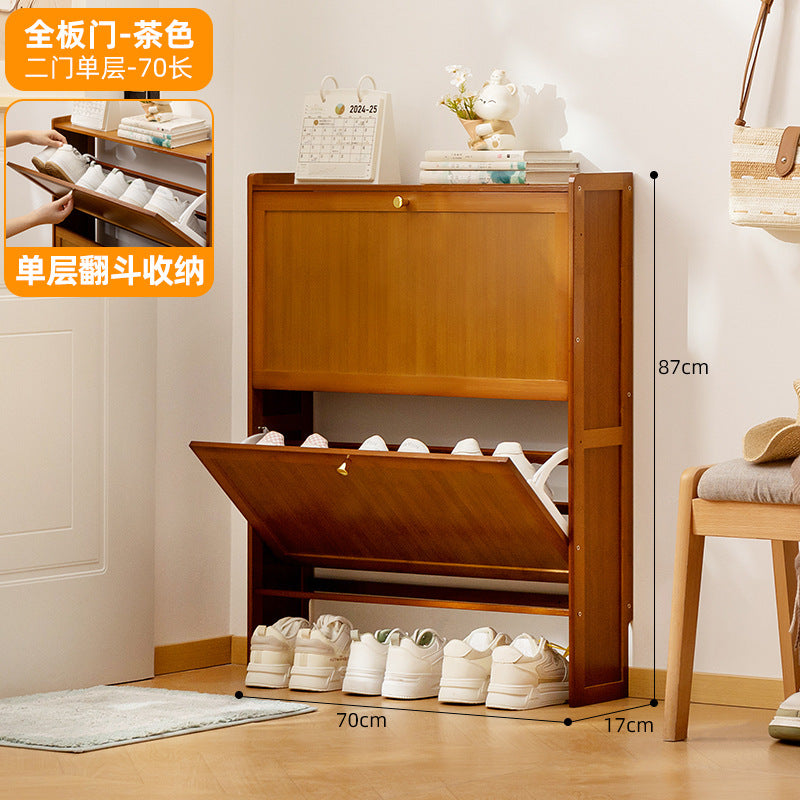 Simple shoe rack household door multi-layer with door dust-proof entry shoe rack shoe cabinet high vertical integrated storage rack