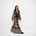 Dresssummerexport styleelegantelegance chiffonhalter sleeveless high waisttie backa-shaped long skirt
