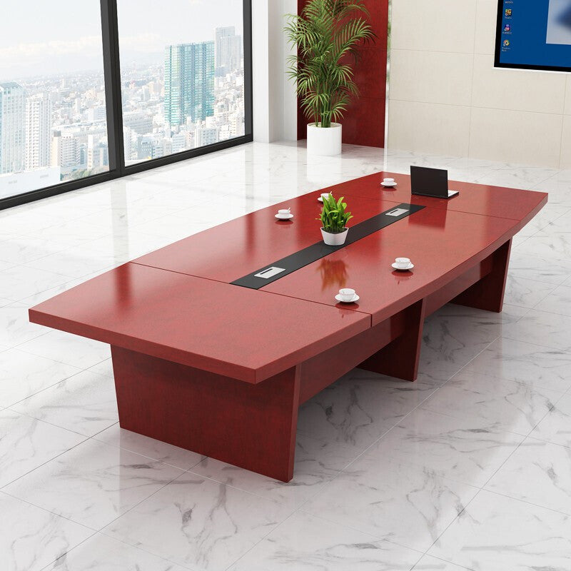 Office furniture paint solid wood veneer conference table office meeting training table bar table negotiation table reception table